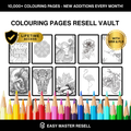 Colouring Pages Resell Vault