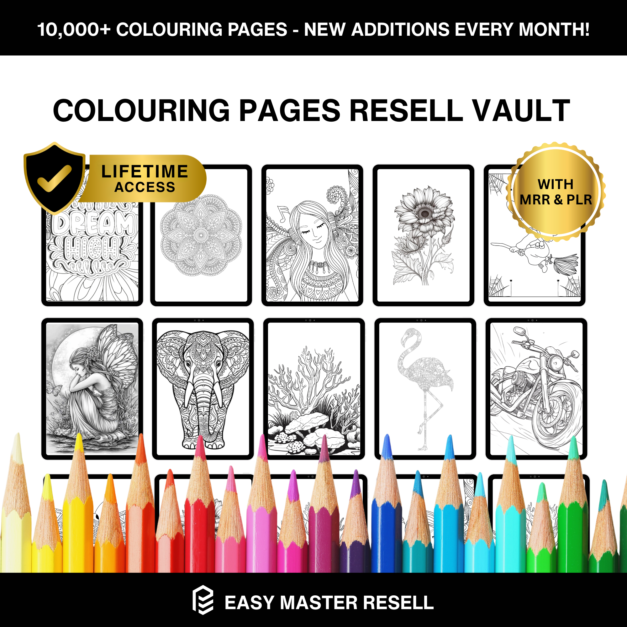Colouring Pages Resell Vault