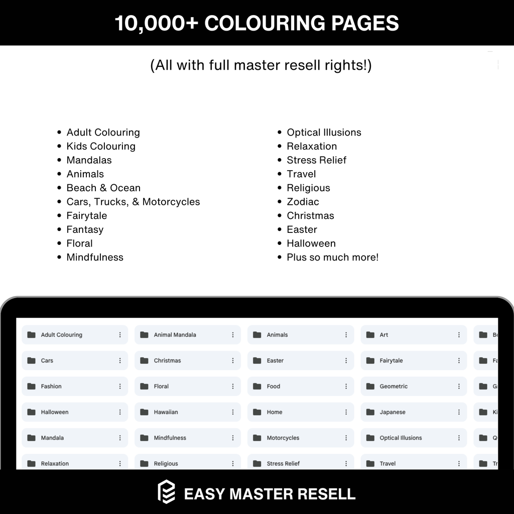 Colouring Pages Resell Vault