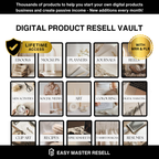 Digital Product Resell Vault