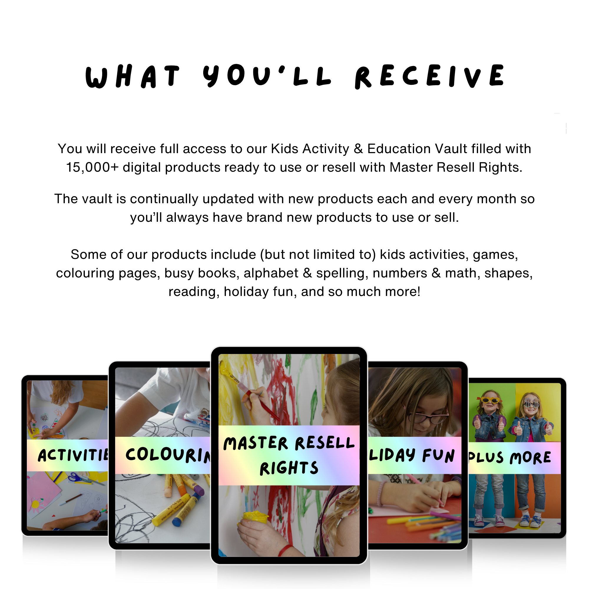 Kids Activity & Education Resell Vault